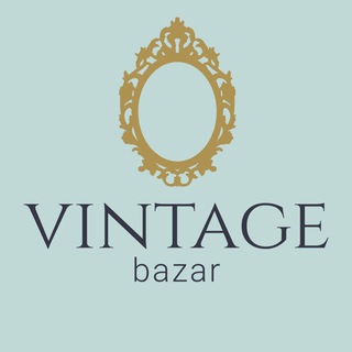 Логотип телеграм канала @vintagebazarru — VINTAGE BAZAR