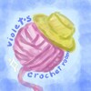 Logo of telegram channel violets_crochet_room — Violet's crochet room