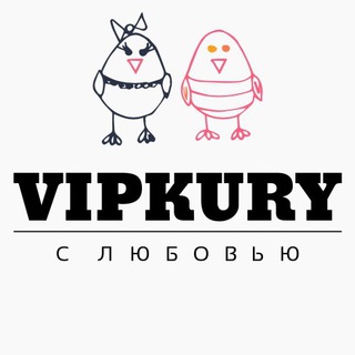 Логотип телеграм канала @vipkury — Vipkury