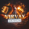 Логотип телеграм канала @virvaydesign — 🤠 Virvay design 🤠