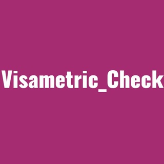 Telegram channel @visametric_check logo