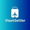 Логотип телеграм канала @visasettler — ВНЖ и ПМЖ Европы