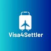 Логотип телеграм канала @visasettler — ВНЖ и ПМЖ Европы