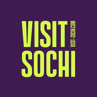 Логотип телеграм канала @visit_sochi — VISIT SOCHI