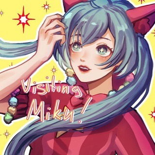 Логотип телеграм канала @visitingmiku — Visiting Miku | В гостях у Мику ! [ Gacha game ]