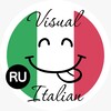 Логотип телеграм канала @visualitalian — Итальянский язык | Visual Italian