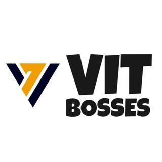 Logo of telegram channel vitbosseschannel — VIT Bosses-grow as a college student