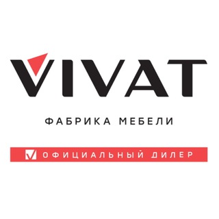 Логотип телеграм канала @vivat_msk — Кухни VIVAT Москва. Официальный дилер.