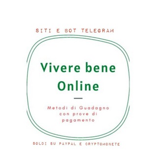 Logo del canale telegramma viveremeglioonline - Vivere bene online siti e Bot Telegram