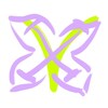 Логотип телеграм канала @vixitix — The language of creativity 🌿на языке креатива