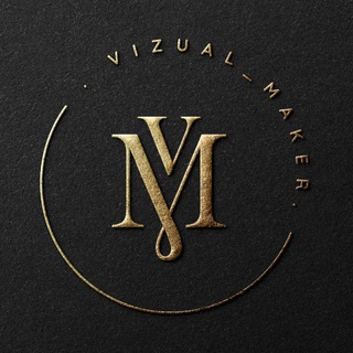 Логотип телеграм канала @vizual_maker — ВІЗУАЛ 📍 ВИЗУАЛ 📍 VISUAL ✸ Оформлення профілю ✸ Курс Visual Maker