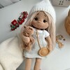 Логотип телеграм канала @vjazanie_kukla — Вязаные куклы