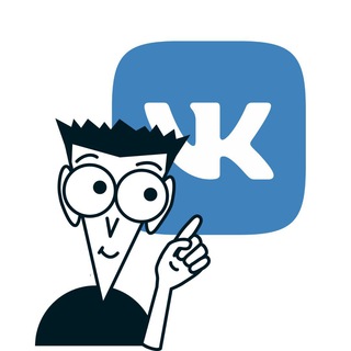 Логотип телеграм канала @vk_for_dummies — VK для «чайников»