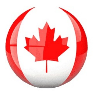 Логотип телеграм -каналу vkanadu — Сам в Канаду | Вінніпег CUAET