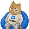 Логотип телеграм канала @vkmerchstore — VK Store