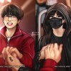 Логотип телеграм канала @vkook_lovesnjr — арты вигук | vkook arts