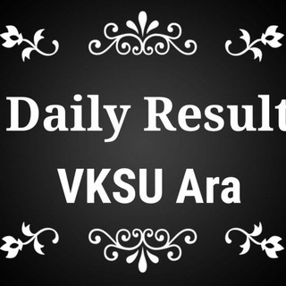 Logo saluran telegram vksu_ara_news — VKSU Ara Updates (dailyresult.in)