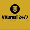 Логотип телеграм -каналу vkurssi — «В Курссі» 24/7