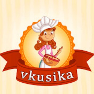 Логотип телеграм -каналу vkusika_ua — vkusika