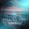 Логотип телеграм канала @vmonenteaesthetics — В моменте | Эстетика