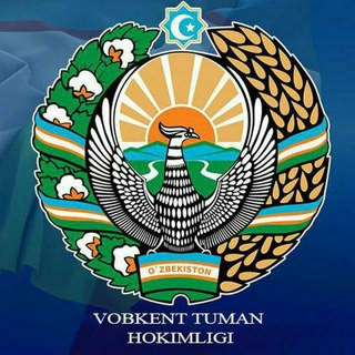 Logo saluran telegram vobkent_tuman_hokimligi — VOBKENT.UZ | Расмий канал