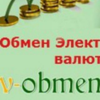Логотип телеграм канала @vobmen — V-obmen.com