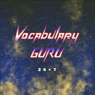 Logotipo do canal de telegrama vocabularyguru247 - VOCABULARY GURU247