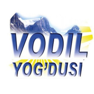 Telegram kanalining logotibi vodilyogdusinashri — VODIL YOGʻDUSI