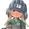 Логотип телеграм канала @voenkor_asya — Отважная Ася
