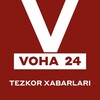 Telegram kanalining logotibi voha4 — VOHA 24 | TEZKOR XABARLARI