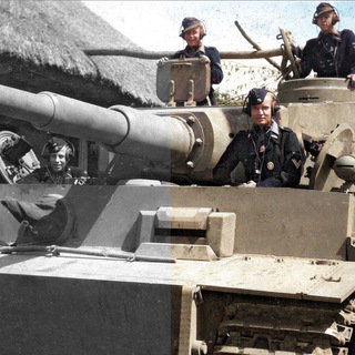 Логотип телеграм канала @voinavcvete — WWI-II В цвете