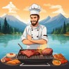 Логотип телеграм канала @volgakazan — 🔥Казан на Волге🔥🍖🥩