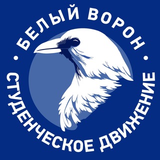 Логотип телеграм канала @voronhse — Белый ворон