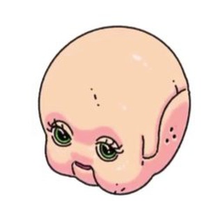 Логотип телеграм канала @votposmotrim — дельфин дружит с кукушкой