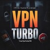 Логотип телеграм канала @vpnturbotm — VPN Turbo™