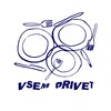 Логотип телеграм канала @vsempriveto_o — всем привет | ужины