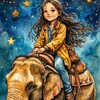 Логотип телеграм канала @vshkoluverhomnaslone — В школу верхом на слоне. Наше семейное образование.