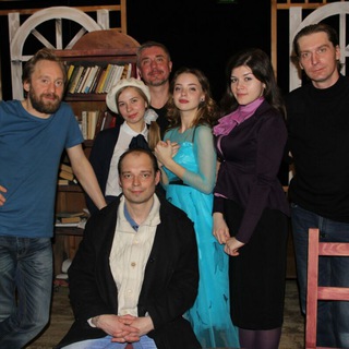 Логотип телеграм канала @vteatre1 — ИСКРЕННИЙ театр