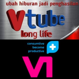 Logo saluran telegram vtubevictoriousindonesia — V-TUBE & VI  INDONESIA CHANNEL