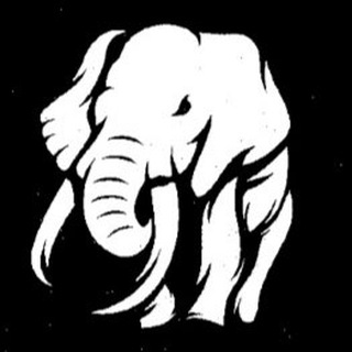 Логотип телеграм канала @w_elephant — White Elephant