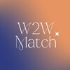 Логотип телеграм канала @w2wmatch — W2W Match - сервис коллабораций брендов