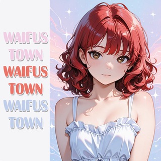 Logo of telegram channel waifus_town — Waifus Town