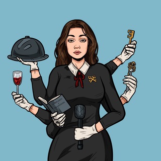 Логотип телеграм канала @waiternotes — записки официанта