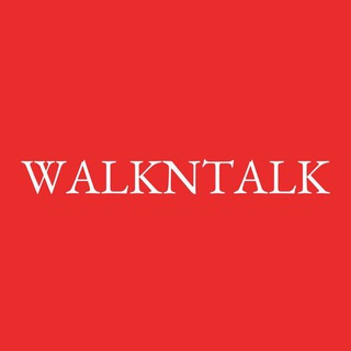 Логотип телеграм канала @walkntalk_uz — WalknTalk❤️