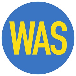 Логотип телеграм -каналу wasmedia_ua — WAS. Журнал історій, що вражають.