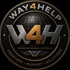 Логотип телеграм канала @way4help — WAY4HELP