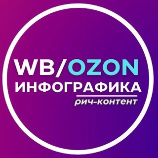 Логотип телеграм канала @wb_ozon_infographic — ИНФОГРАФИКА для WILDBERRIES OZON дизайн карточек товара