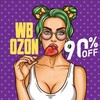 Логотип телеграм канала @wbozonskidkiiii — WB-OZON!Слив! Подборки!
