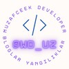Telegram kanalining logotibi wd_uz — Web Developer Uz | @WD_uz 🇺🇿