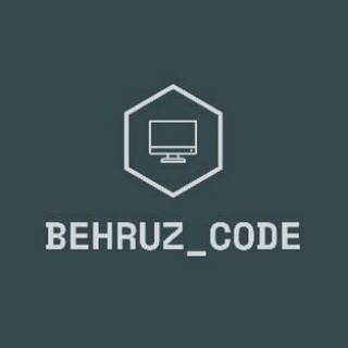 Telegram channel BEHRUZ_CODE logo